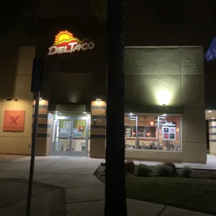 outside