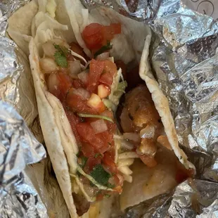 Crispy Jumbo Shrimp Taco