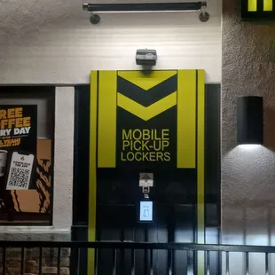 Convenient window for delivery workers