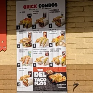 Quick combos. Easy to order.