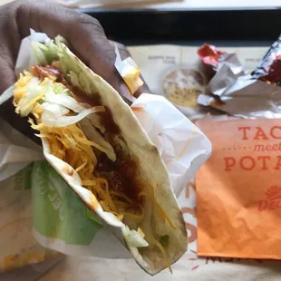Chicken taco