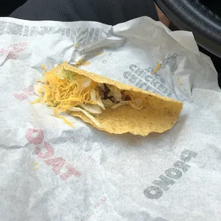 I didn&apos;t order just a taco shell...SMFH!