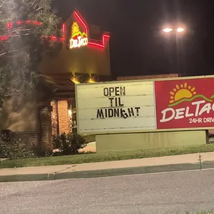 They lied; they are NOT open until midnight. These Swamp creatures close a whole hour early frequently