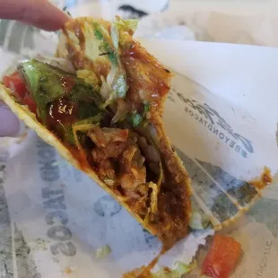Inside avocado beyond taco