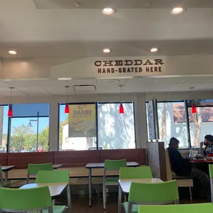 the interior of a restaurant