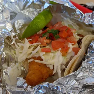 Fish taco.