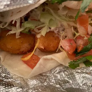 They shorted us four jumbo shrimp tacos