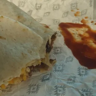 Epic Cali bacon burrito