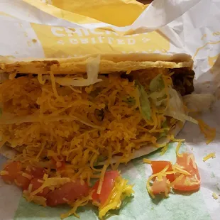 The "no tomatoes" taco.