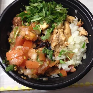 Pollo Asado chicken bowl ... It's small