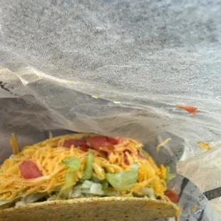 Regular beef taco soo bomb.