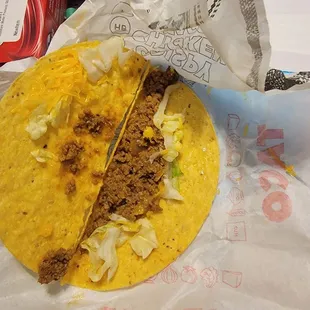 Went here last night and this is what I received. Never again, and you should fire the food preparation employee from last night.