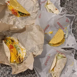5 tacos on this Taco Tuesday evening