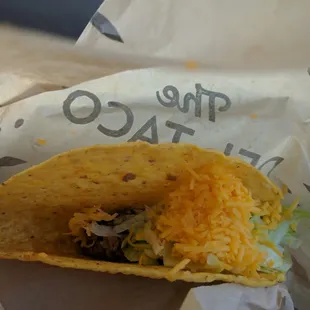 I dont know how high the people were working today ordered 3 tacos they gave me 2 and one looked like this ... You are the worst
