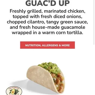 This is what I order but missing the guacamole.