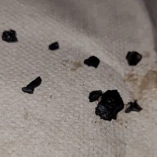 These particles were found in the double del that I purchased, I tried calling but nobody answered.