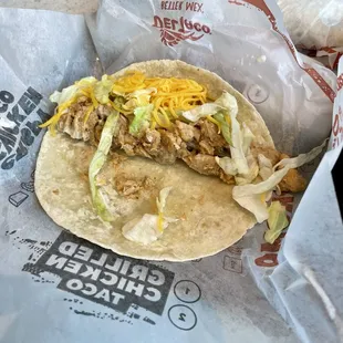 Chicken Soft Taco