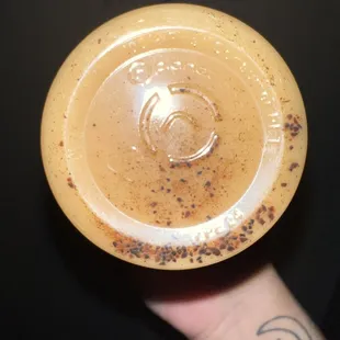 Tried the iced coffee for the first time, and I'm still spitting out coffee grounds.