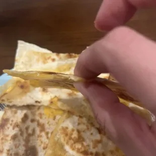 Cheddar Quesadilla