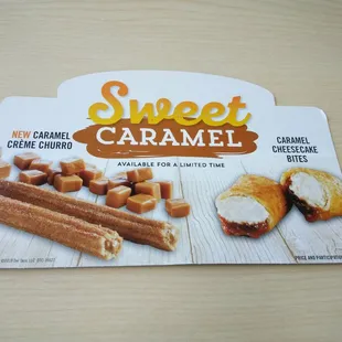 Sweet Caramel Creme Churro &amp; Caramel Cheesecake Bites