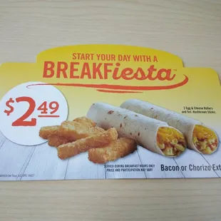 Start Your Day With A BREAKFiesta