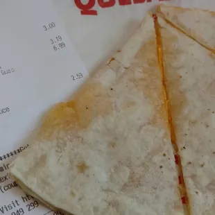 Good job on well done... I did say extra cheese but it wasn't added so thankfully I wasn't charged