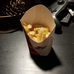 Half empty fries