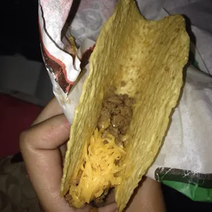 Not much of a taco if you ask me