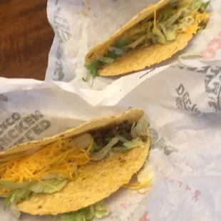 These are the tacos we ordered
