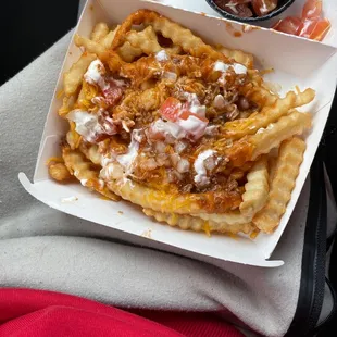 Deluxe Chili Cheddar Fries