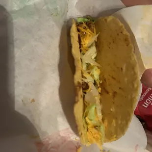 The tacos had barely any meat, cheese, and lettuce. The chicken quesadillas had more cheese than meat (2 - 3 small pieces of meat).