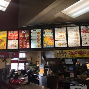 the menus of a mexican restaurant