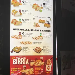 12/7/23 (thu): Drive-Thru Menu Board