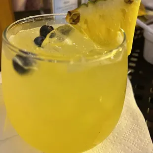 Pineapple sangria