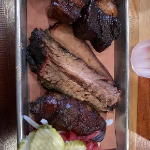 Burt ends, brisket, Texas Twinkie