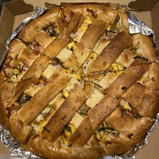NY Style Stuffed Pizza- Meat