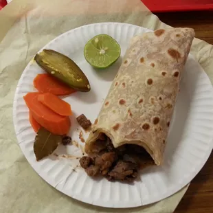 Carne Asada Burrito