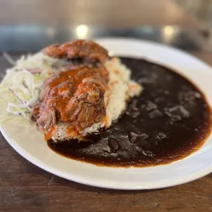 Spicy fried chicken curry