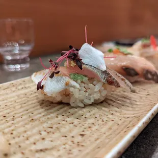 sushi and sashimi, sushi, food, sashimi