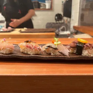 All 4 pieces were beautifully prepared and combined with a really great accompaniment of complimentary flavors
