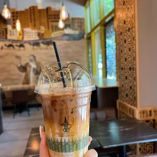 The yemini latte and adeni chai are my favvvv drinks! Must try the bee bread also! Love this place so much.