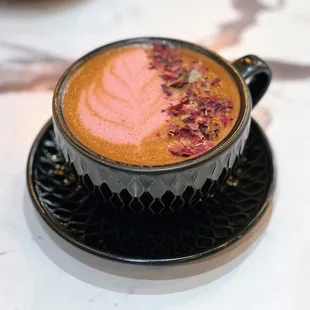 Rose latte