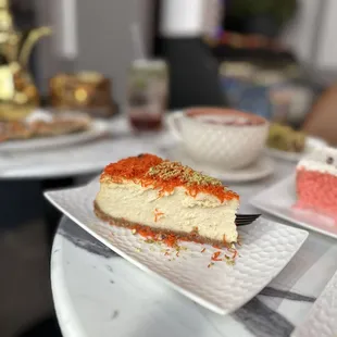 Kunafe cheesecake