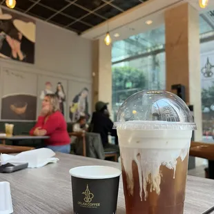 Qishr coffee husk coffee - a hint of sweetness. Decaf.