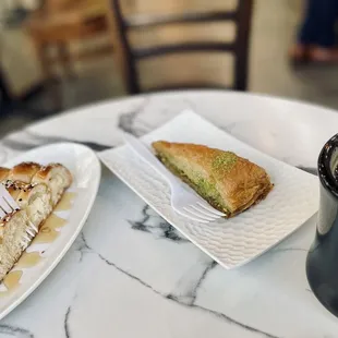 Bee bites, baklava and jubani coffee