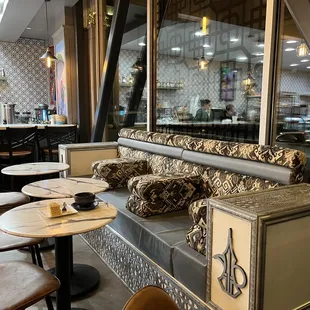 Seating off to the side