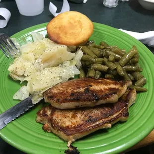 Grilled pork chops!