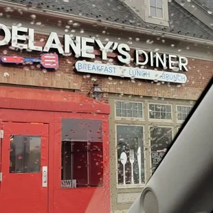 the front of the restaurant