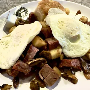 Corn-beef Hash Breakfast
