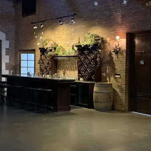 The bar set up